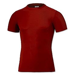 BAW Men's Red Compression Cool Tek Sleeveless Shirt